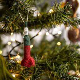 Kusikay Kit 2, Handmade Peruvian Wool Christmas Ornaments Kit Fair Trade Decor - thumbnail 4