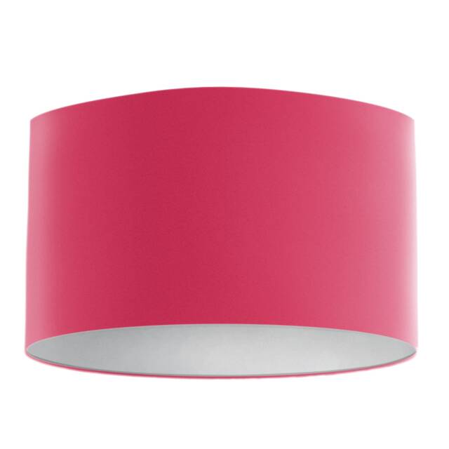 Velvet Lampshade - Hot Pink With White Lining, Handmade Lampshades, Table Lamp Shade - image 1