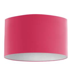 Velvet Lampshade - Hot Pink With White Lining, Handmade Lampshades, Table Lamp Shade