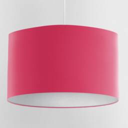 Velvet Lampshade - Hot Pink With White Lining, Handmade Lampshades, Table Lamp Shade - thumbnail 3