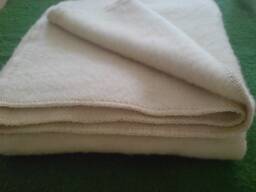 Organic Wool Blanket, Thick Felted 100% Virgin Wool/Merino Wool, Xxl Size 160/180 X 200/220/240/260 cm, Handwoven, Natural, New - thumbnail 1