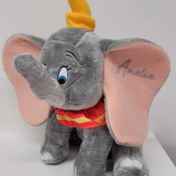 Personalised Dumbo Baby Blanket & Teddy Gift Set Embroidered Plush Toy - thumbnail 3