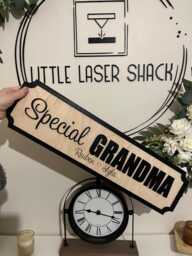 Special Grandparent - Street Sign 3D Look Personalised Wall Mount New Style Decor Gift Upto 12 Names Laser Cut Home - thumbnail 1