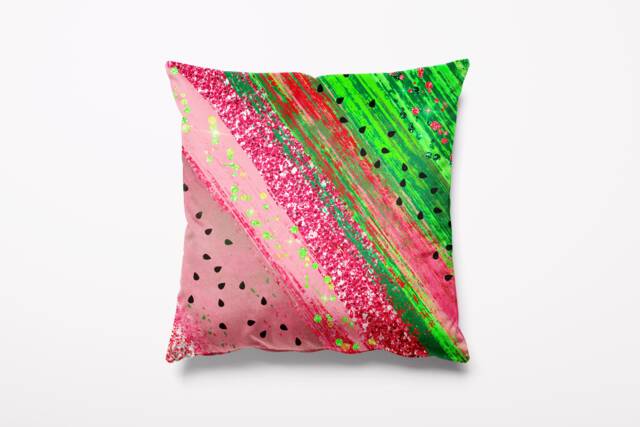 Watermelon Sugar Cushion Velvet 45cm X Cushions Pillows Limited Edition - image 1