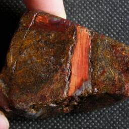 4.08Oz. Natural Pietersite Lizard Carving, Chatoyant Carved Gemstone B2503 - thumbnail 4