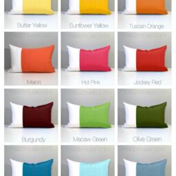 Buttercup Yellow & Grey Sunbrella?? Outdoor Pillow Cover in Modern Butter & Gray Color Block Cushions For Pool/Patio, Mazizmuse - thumbnail 4