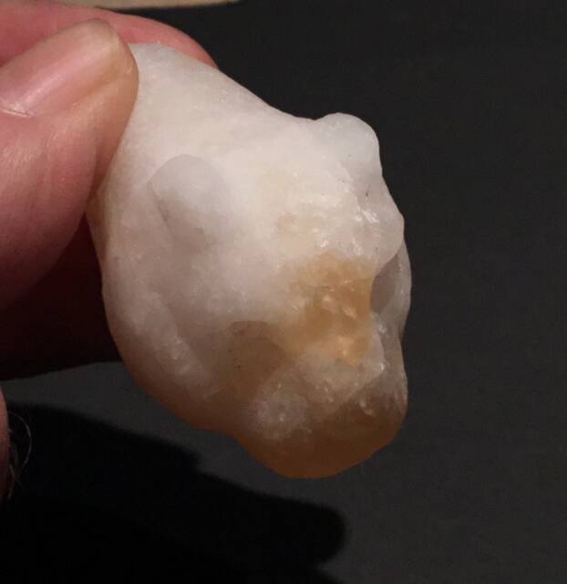 One Of A Kind Randolph Johnson's Hand Carve Impression Spirit Leopard in Citrine Crystal Quarts - image 1