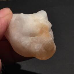 One Of A Kind Randolph Johnson's Hand Carve Impression Spirit Leopard in Citrine Crystal Quarts - thumbnail 2