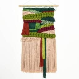 Handcrafted Woven Wall Hanging Modern Bohemian Tapestry