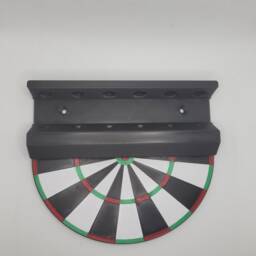 Wall Mountable Dart Holder - Dartboard Inspired Stand Customizable Gift Perfect Organiser For Lovers Games Room - thumbnail 2