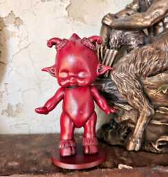 "Unique Upcycled Recycled Resculpted ""Demonic Kutipe Style Doll" - thumbnail 1