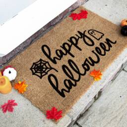 Happy Halloween Doormat - Funny Welcome Decor Porch Fall Decorations - thumbnail 2