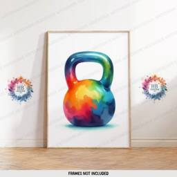Personalised Home Gym Prints - 3 Fitness Posters - Minimalist Line Drawing Design Sports Motivation Poster Athlete Decor Wall Art - thumbnail 3