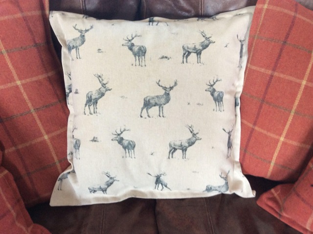 Stag. Deer. Cushion Cover . Stag Made To Fit 18 - image 1