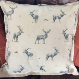 Stag. Deer. Cushion Cover . Stag Made To Fit 18 - thumbnail 2