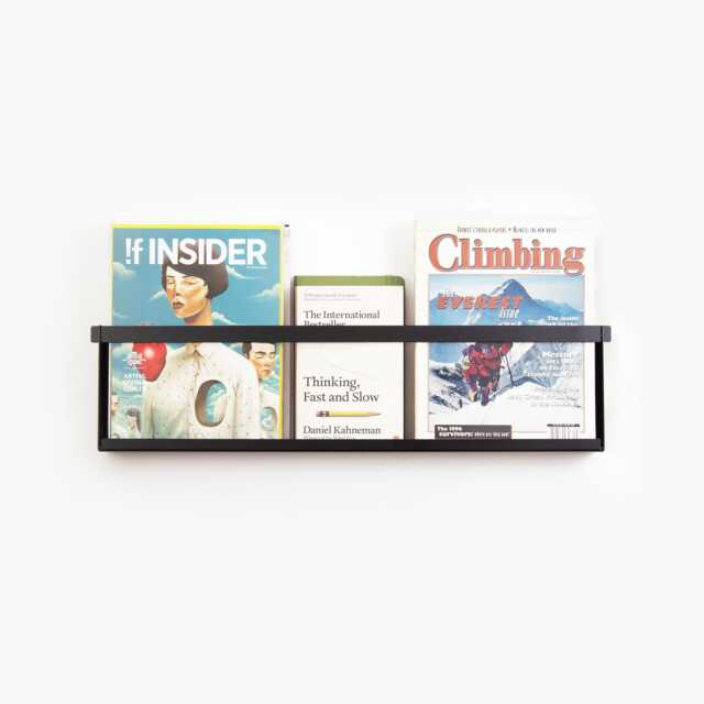 Wall Magazine Rack/Mounted Holder Metal Organizer Mount Bookholder For Walls Display - image 1