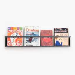 Wall Magazine Rack/Mounted Holder Metal Organizer Mount Bookholder For Walls Display - thumbnail 4