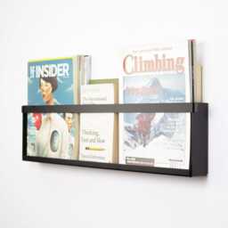 Wall Magazine Rack/Mounted Holder Metal Organizer Mount Bookholder For Walls Display - thumbnail 2