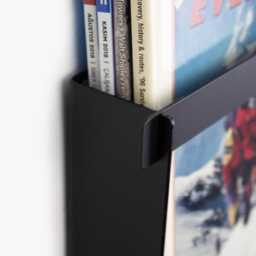 Wall Magazine Rack/Mounted Holder Metal Organizer Mount Bookholder For Walls Display - thumbnail 3