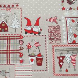 God Jul Merry Christmas Home Decor Tree Skirt Holiday Swedish Scandinavian Nordic - thumbnail 3