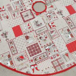 God Jul Merry Christmas Home Decor Tree Skirt Holiday Swedish Scandinavian Nordic - thumbnail 2