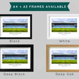 Rangers Ibrox Stadium Art Print - Poster Impressionist Painting Drawing Gift For Him Football Fan Dad Granddad Son Brother Fc - thumbnail 3