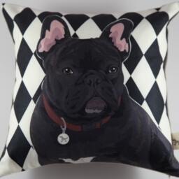 French Bulldog - Brindle Pillow Cover - thumbnail 3