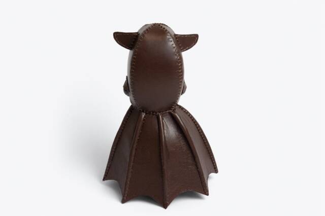Leather Handmade Vampire Squid, Genuine Art, Decor, Home Decoration, Playroom Kids Room Stuffed Animal - image 1