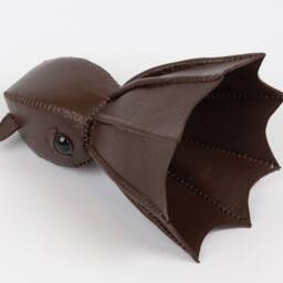 Leather Handmade Vampire Squid, Genuine Art, Decor, Home Decoration, Playroom Kids Room Stuffed Animal - thumbnail 3