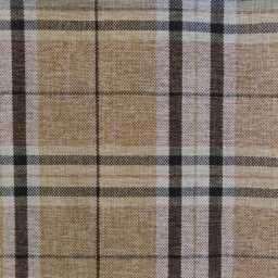 Beige Tartan Wingback Sofa - Handmade Plaid Upholstered Made To Order in Britain - thumbnail 3