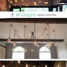 14-Pendant Swag Chandelier Elegant Cafe & Restaurant Lighting - Energy-Efficient Led Bulbs Commercial-Grade Decorative Chandeliers - thumbnail 3