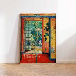 Traditional Japanese Tea House Poster, Art Print, Food Asian Decor, Art, Oriental Print - thumbnail 3