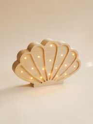 Handcrafted Seashell Led Night Light - Unique Kids Room Decor Lamp, Personalized Gift, For Baby