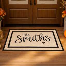 Personalized Doormat - Washable Outdoor Rug, Uv Printed Polyester Fibers - thumbnail 3