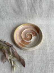 Mini Dunes Soap Dish, Ceramic Bathroom Tray, Handmade Kitchen Pottery, Household Holder, Thrown Textured Dishes - thumbnail 1