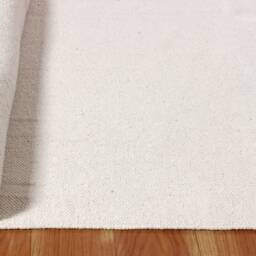 Hand Block Printed Cotton Rug Boho Beige Area Carpet For Kitchen, Patio, Yoga - thumbnail 3