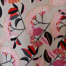 Pink Wattle Lampshade - Table Lamp Australiana Bottlebrush Gumnut Gum Tree Australian Design - thumbnail 2