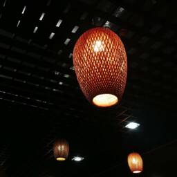 Rustic Bamboo Pendant Light Rural Style Hanging Lamp - thumbnail 2