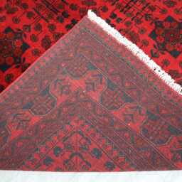 5x7 Ft Afghan Bukhara Handmade Geometric Genuine Rug, Khal Mohammedi Area Turkmen Oriental Living Room D??cor Carpet - thumbnail 4