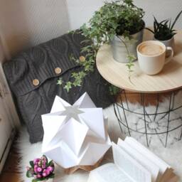 Origami Table Lamp in Paper - thumbnail 4