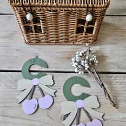 Closet Dividers Newborn To 5T, Nursery Organizer , Cherry Themed Double Sided - thumbnail 2