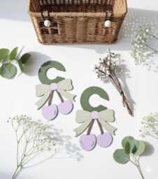 Closet Dividers Newborn To 5T, Nursery Organizer , Cherry Themed Double Sided - thumbnail 1