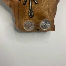 Wisconsin Handmade State Quarter Cloch With Inlaid Quarters. Choice Of Wood. Customizable - thumbnail 4