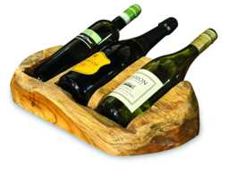 Driftwood Wine Holder Triple Bottle