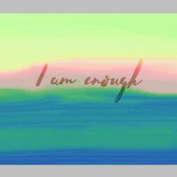 Affirmation Wall Hanging - Meaningful Personal Room Decor Bedroom Decoration Idea Calm Print Original Art Instant Digital Download - thumbnail 3