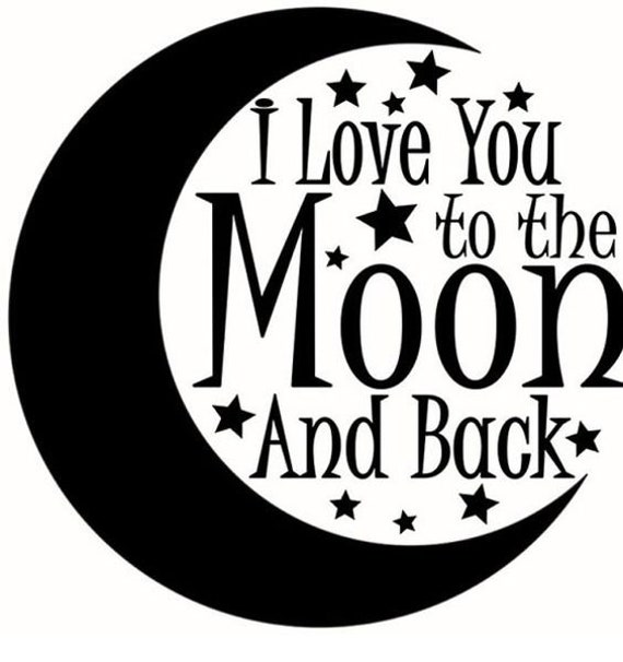 I Love You To The Moon & Back Book Folding - Pattern Only