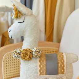 Llama Decor Pillow Boho Baby Room - thumbnail 2