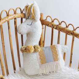 Llama Decor Pillow Boho Baby Room - thumbnail 4