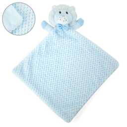 Blue Baby Gift Box - New Set With Blanket, Lion Comforter & Clothes Boy Shower Newborn Hamper - thumbnail 4