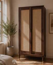 "Solid Wood Wardrobe ""Weston"